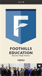 Mobile Screenshot of foothillscharter.org